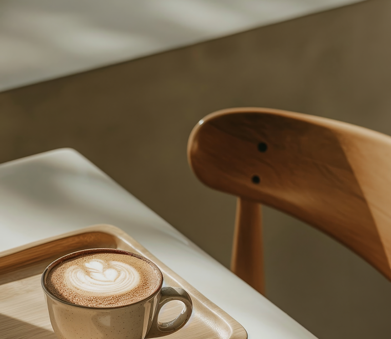 Taza de café con leche